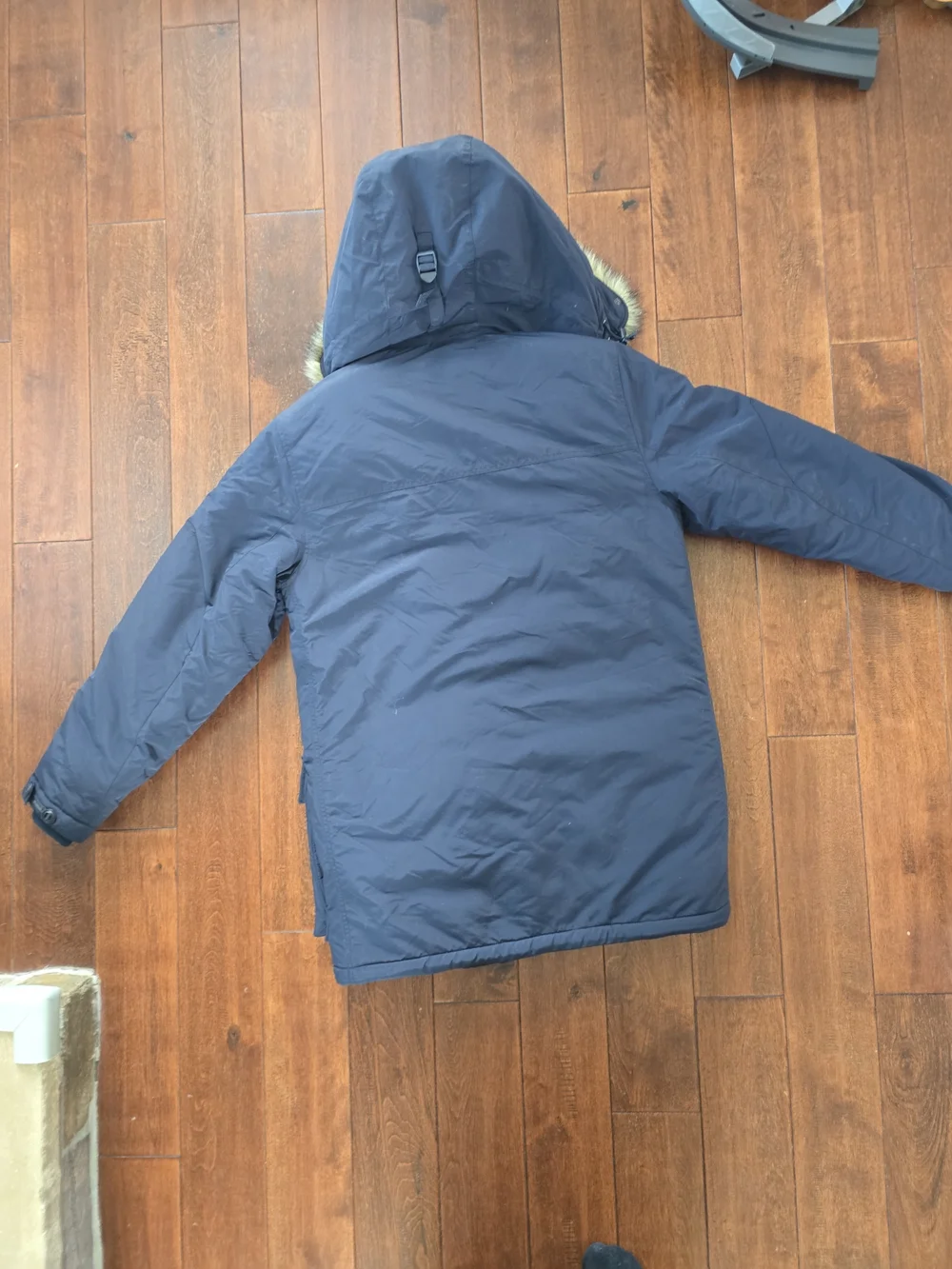 Men's J.Crew Nordic Field Parka Primaloft Navy Size Small